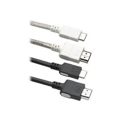 Flip Video HDMI Cables - Câble HDMI - HDMI mini (M) pour HDMI (M) - noir, blanc