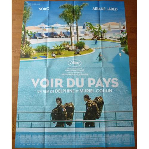 Voir Du Pays De Delphine Coulin Et Muriel Coulin Avec Soko, Ariane Labed - Affiche Originale De Film Format 120 X 160 Cm