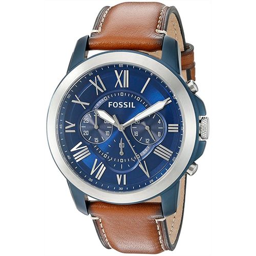 Fossil Montre Marron Chronographe Hommes Grant Fs5151