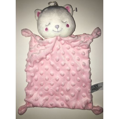 Doudou Ours Blanc Rose Chat Simba Toys Benelux Peluche Jouet Eveil Naissance Bebe