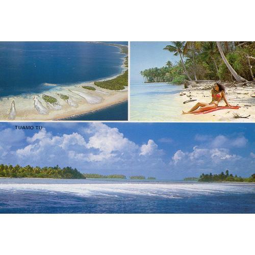 Carte Postale Couleur Atol De Rangiroa Editions Teva Sylvain Papeete Tahiti Rakuten