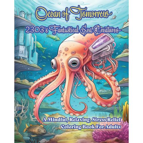 Ocean Of Tomorrow: 2303's Fantastical Sea Creatures | Feel The 2303 Futuristic Zen With Stress Relieving Sealife & Fish Designs, Underwater Scenes, ... People Searching For Calmness & Stress Relief