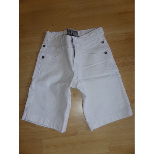 Short Baltimore League La Redoute Bermuda Coton 6 Ans Blanc