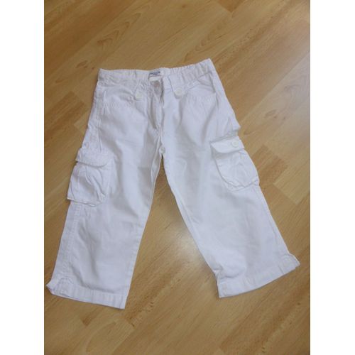 Pantacourt Redoute Création Pantacourt Coton 6 Ans Blanc