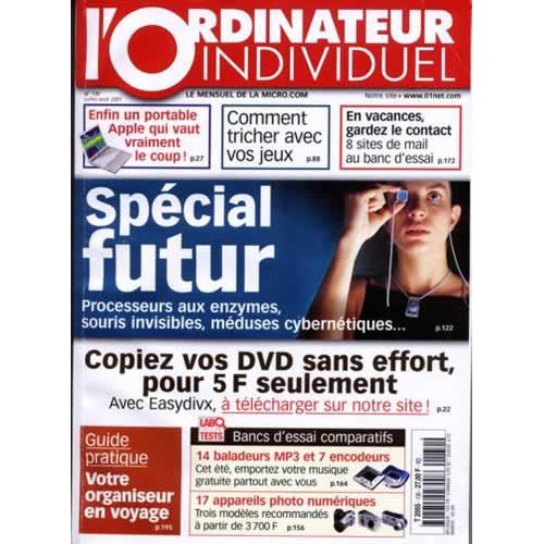 L'ordinateur Individuel N° 130 - Spécial Futur (Processeurs Aux Enzymes, Souris Invisibles, Méduses Cybernétiques...)