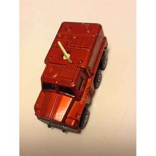 Matchbox Camion Blindé Radar Orange 