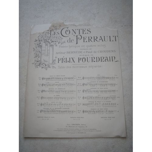 Les Contes De Perrault N° 5 : Triolets De La Princesse Lointaine