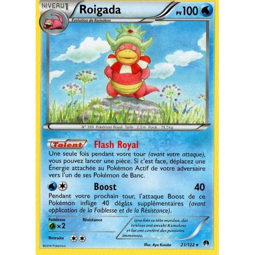 Carte Pokémon Roigada 21/122 Rare