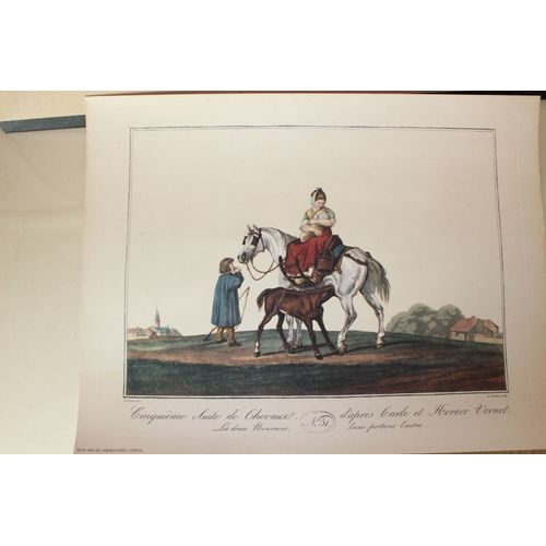 Deux Gravures Horace Vernet Suite Pour Chevaux  N°50 Et 51