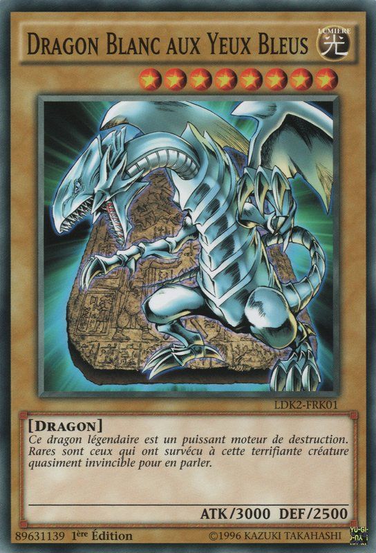 Yu-Gi-Oh! - Ldk2-Frk01 Dragon Blanc Aux Yeux Bleus 