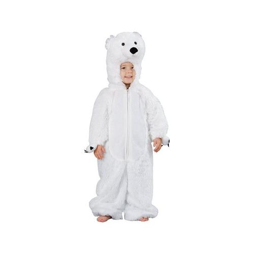 Deguisement Ours Blanc Enfant Peluche - 5-7 Ans (128 Cm)