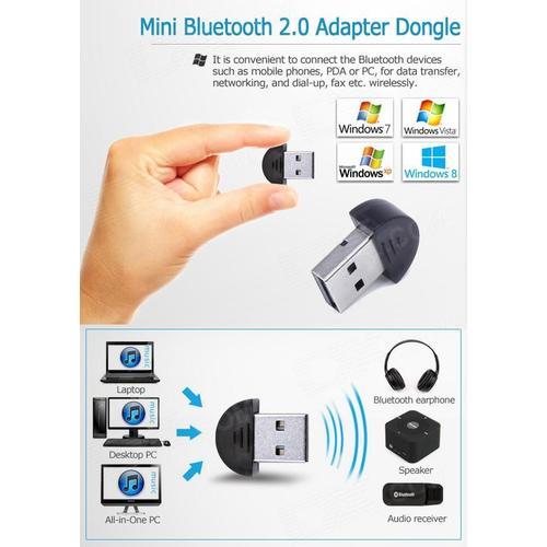 Clef USB Bluetooth Version 2 USB 2.0 / Clé Dongle Vista