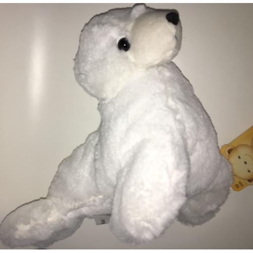 Doudou Peluche Phoque Otarie Blanc Max And Sax Jouet Eveil Bebe Enfant Max & Sax