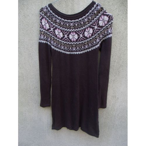 Robe H&m Laine Marron 9 Ans