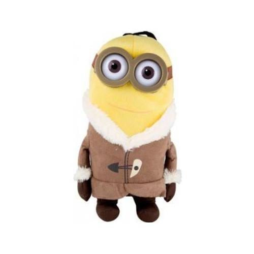 Peluche Minions Village De Glace : Kevin Manteau 28 Cm