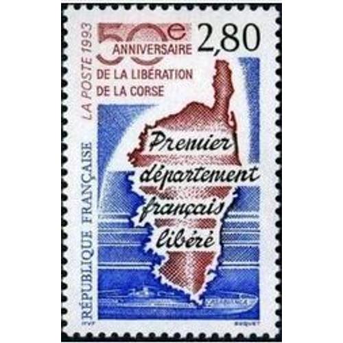France Neuf 1993 Liberation De La Corse 2829