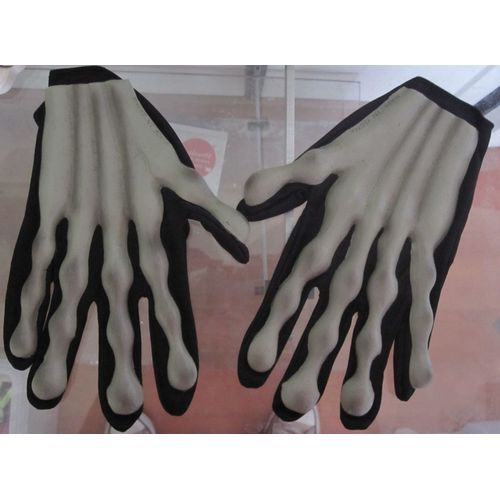 Halloween - Gants Squelette - La Paire