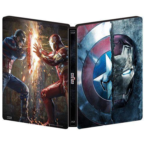 Captain America - Civil War - Steelbook - Blu-Ray 3d + Blu-Ray