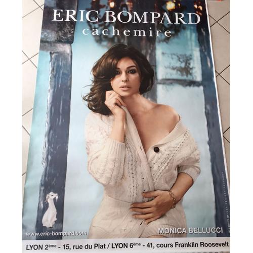 Eric Bompard - Cachemire - Monica Bellucci - 120x175 Cm - Affiche / Poster Envoi En Tube