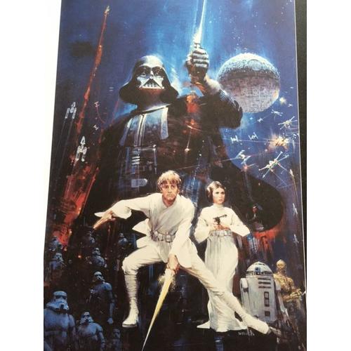 Star Wars - John Berkey - 1977 - 31x40 Cm - Affiche / Poster Envoi En Tube