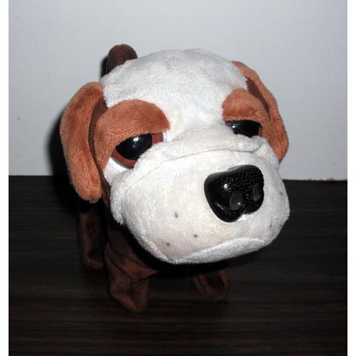 Peluche Chien Bouledogue Interactif