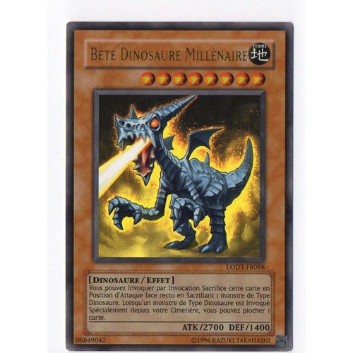 Yu-Gi-Oh! - Lodt-Fr088 - Bete Dinosaure Millénaire - Ultra Rare