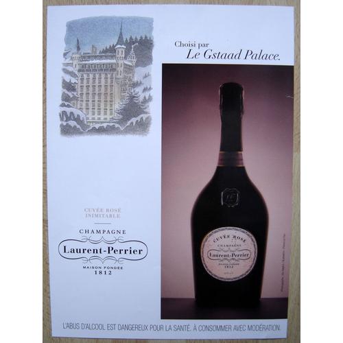 Publicité Papier - Champagne Laurent Perrier De 2016