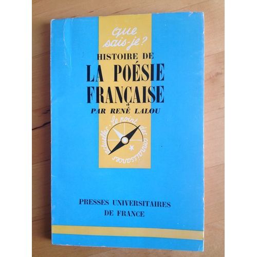 Histoire De La Poésie Française