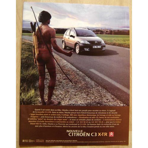 Publicité Papier - Voiture Citroën C3 De 2004