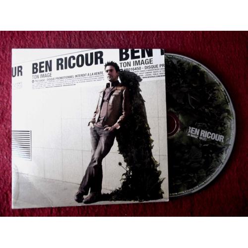 Ben Ricour : Ton Image / Cd Sampler Rare 11t (Pochette Cartonnée)