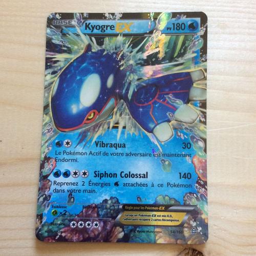 Pokémon - 54/160 - Kyogre Ex - Xy - Primo Choc - Ex