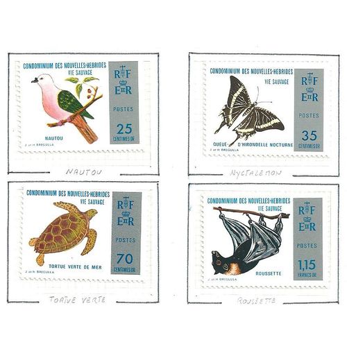 Nouvelles Hébrides N° 378 À 381