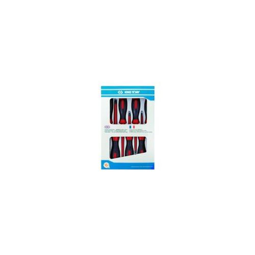 Tournevis "isolé 1000v" à fente et phillips - (Jeu de 7 pièces) - 30617MR - 30617MR