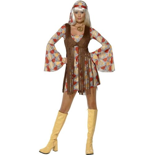 Déguisement Hippie Année 70 Femme - Taille: S