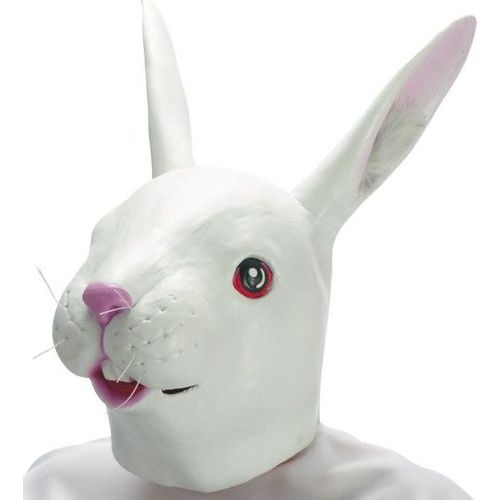 Masque Lapin En Latex Adulte - 65986 - Taille Unique - Port 0¿