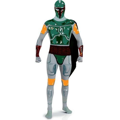Déguisement Adulte Seconde Peau Boba Fett- Star Wars Large