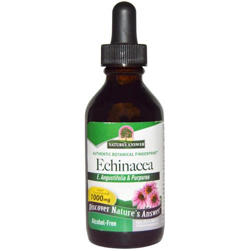 Echinacea, Sans Alcool, 1000 Mg, 2 Fl Oz (60 Ml) -Réponse De La Nature 