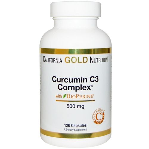 Complexe C3 Curcumine, 500 Mg, 120 Capsules Veggie -California Gold Nutrition 