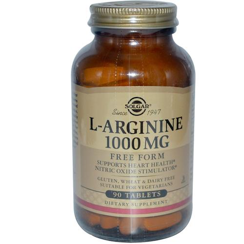 L-Arginine, 1000 Mg, 90 Comprimés -Solgar 