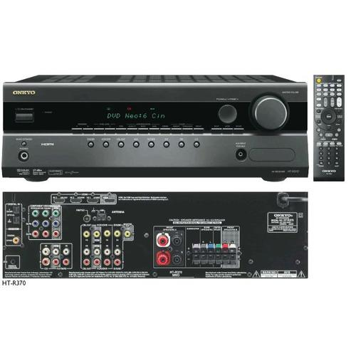 AMPLI-TUNER HOME CINÉMA ONKYO HT-R370 SURROUND A/V 5.1 CANAUX