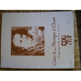 Cahier Musique Et Chant 48p  Country