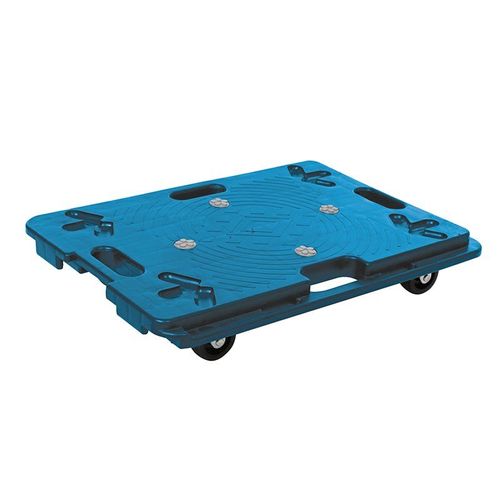 Chariot plateforme en plastique emboîtable - 100 Kg