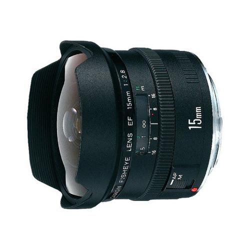 Objectif Canon - Fonction Fisheye - 15 mm - f/2.8 - Canon EF - pour EOS; New EOS