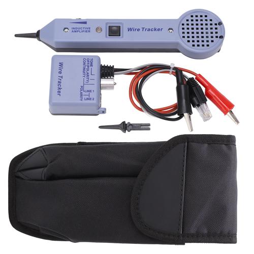 D¿¿tecteur de mat¿¿riaux,Kit de testeur de traçage de câbles réseau, amplificateur à Induction Audio réglable, détecteur de Toner de câbles