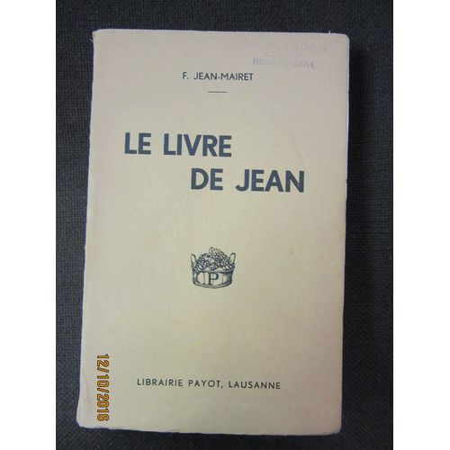 Le Livre De Jean
