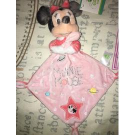doudou Disney Personnage Rouge nuage etiquette etoile Minnie Plat
