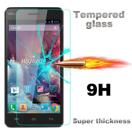 Tutuwen Pour Wiko U Feel 5.0"" [Verre Trempé] Ultra Mince [0.26 Mm] Protecteur [Ultime Clarté] Film Protection Ecran Tactile