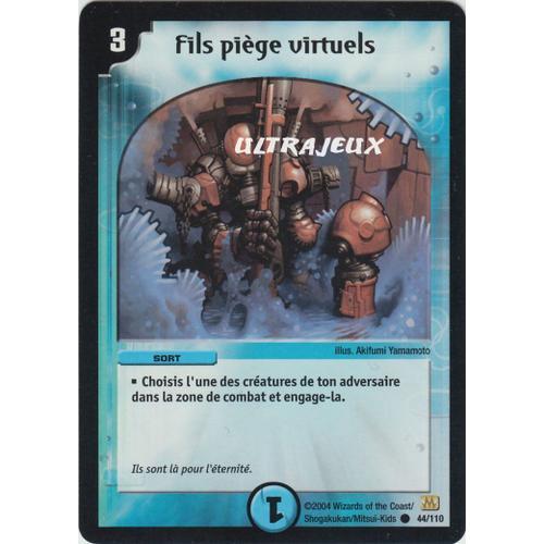 Duel Masters - 44/120 - Edition De Base - Fils Piège Virtuels - Common