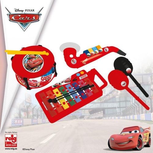 Cars Xylophone. Tambour. Saxophone Et Maracas