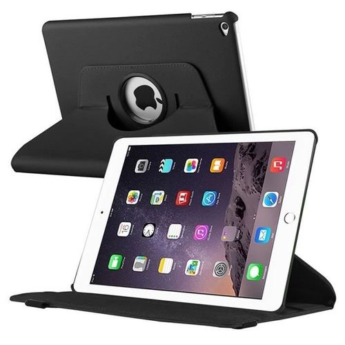 Ebeststar ® Housse Coque Etui Pu Cuir Rotatif Avec Support À Rotation 360° Pour Apple Ipad Air 2, Ipad 6 (Wi-Fi, 3g), Couleur Noir + Mini Stylet + Film Protection D'écran